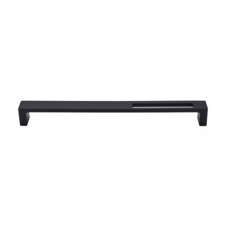 Top Knobs Sanctuary Modern Metro Slot Pull in Flat Black