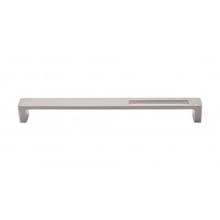 Top Knobs Sanctuary Modern Metro Slot Pull in Brushed Satin Nickel