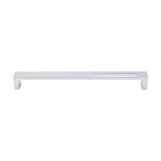 Top Knobs Sanctuary Modern Metro Slot Pull in Polished Chrome