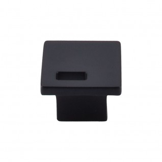 Top Knobs Sanctuary Modern Metro Slot Knob in Flat Black