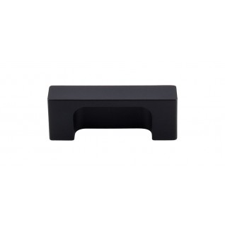 Top Knobs Sanctuary Modern Metro Tab Pull in Flat Black