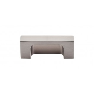 Top Knobs Sanctuary Modern Metro Tab Pull in Brushed Satin Nickel