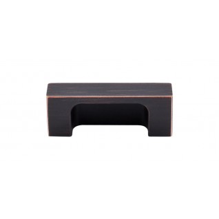 Top Knobs Sanctuary Modern Metro Tab Pull in  Tuscan Bronze