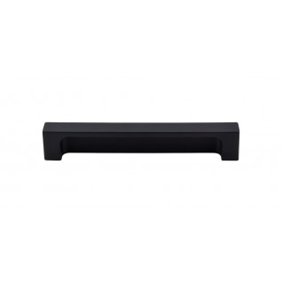 Top Knobs Sanctuary Modern Metro Tab Pull in Flat Black