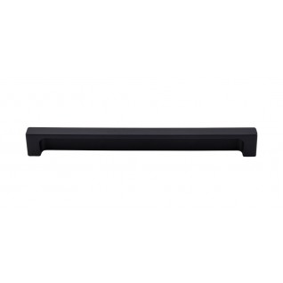 Top Knobs Sanctuary Modern Metro Tab Pull in Flat Black