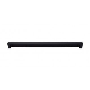 Top Knobs Sanctuary Modern Metro Tab Pull in Flat Black