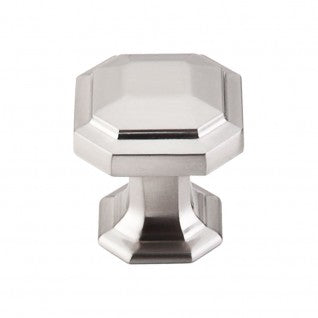 Top Knobs Chareau Emerald Pull in Brushed Satin Nickel