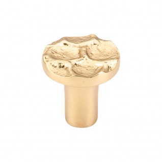 Top Knobs Cobblestone Round Knob Medium in Polished Chrome