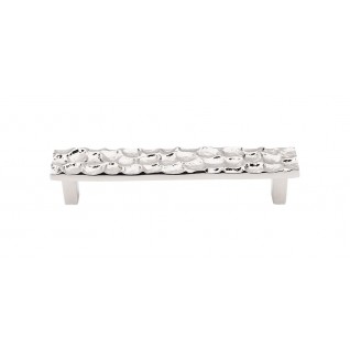 Top Knobs Cobblestone Pull in Polished Nickel