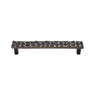 Top Knobs Cobblestone Pull in Brass Antique