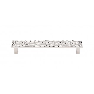 Top Knobs Cobblestone Pull in Polished Nickel