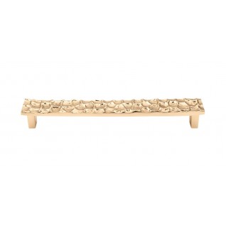 Cobblestone Pull 7 9/16 Inch (c-c) Brass