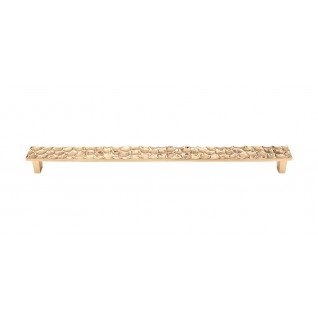 Top Knobs Cobblestone Pull in Polished Brass