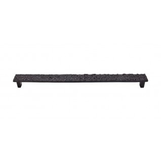 Top Knobs Cobblestone Pull in Coal Black