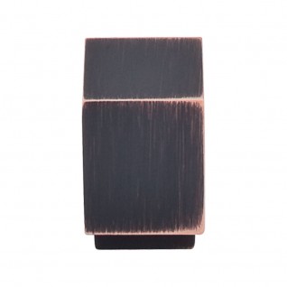 Top Knobs Sanctuary Linear Square Knob in Tuscan Bronze