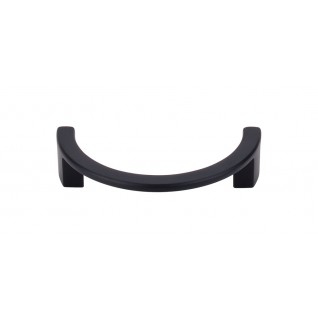 Top Knobs Sanctuary Half Circle Pull in Flat Black