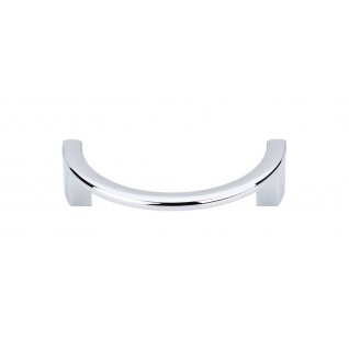 Top Knobs Sanctuary Half Circle Open Pull in Polished Chrome