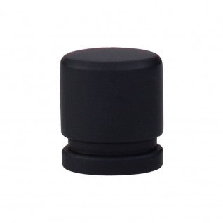 Top Knobs Sanctuary Oval Knob Small in Flat Black