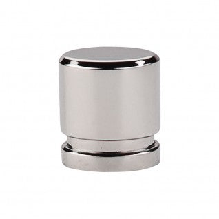Top Knobs Sanctuary Oval Knob Small in Polished Nickel