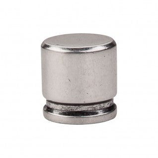 Top Knobs Sanctuary Oval Knob Medium in Pewter Antique