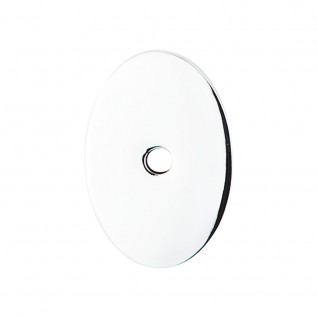 Top Knobs Sanctuary Oval Backplate Medium in Polished Chrome