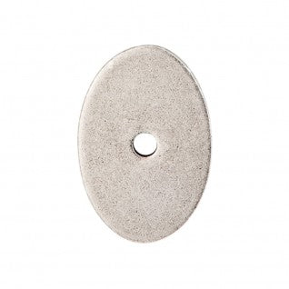 Top Knobs Sanctuary Oval Backplate Medium in Pewter Antique
