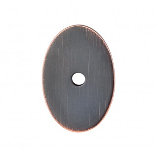 Top Knobs Sanctuary Oval Backplate Medium in Tuscan Bronze