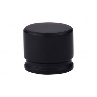 Top Knobs Sanctuary Oval Knob Large in Flat Black