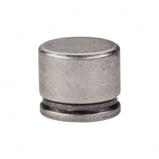 Top Knobs Sanctuary Oval Knob Large in Pewter Antique