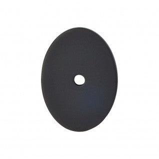 Top Knobs Sanctuary Oval Backplate Large in Flat Black