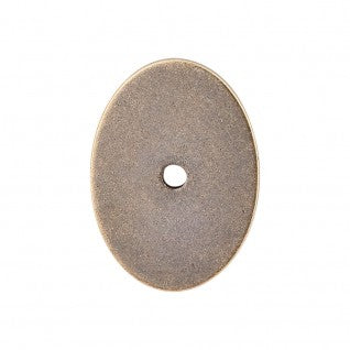 Top Knobs Sanctuary Oval Backplate Large in German Bronze