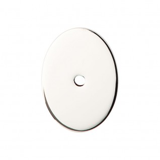 Top Knobs Sanctuary Oval Backplate Large in Polished Chrome