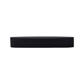 Top Knobs Sanctuary Oval Slot Pull in Flat Black