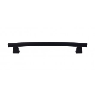 Top Knobs Sanctuary Arched Appliance Pull in Flat Black