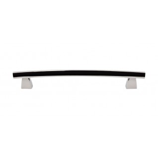 Top Knobs Sanctuary Arched Appliance Handle in Polished Nickel