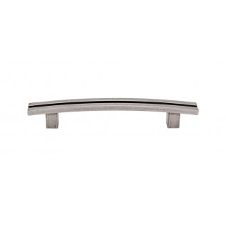 Top Knobs Sanctuary Inset Rail Pull in Pewter Antique