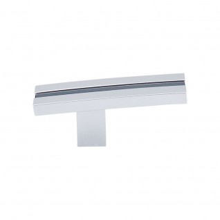 Top Knobs Sanctuary Inset Rail Knob in Polished Chrome