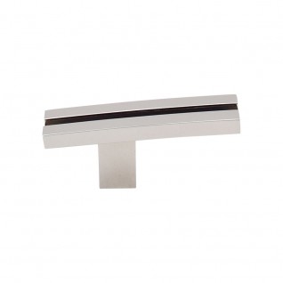 Top Knobs Sanctuary Inset Rail Knob in Polished Nickel
