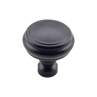 Top Knobs Brixton Rimmed Knob in Black