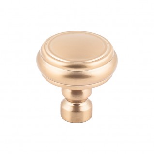 Top Knobs Brixton Rimmed Knob in Honey Bronze