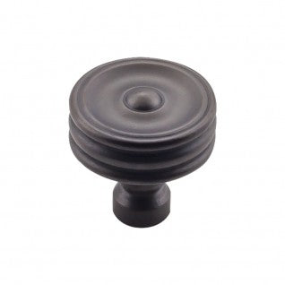 Top Knobs Brixton Ridged Knob in Sable