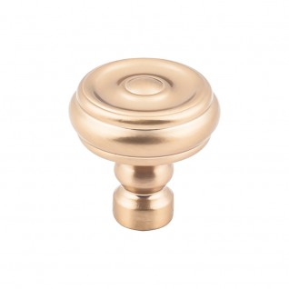Top Knobs Brixton Button Knob in Honey Bronze