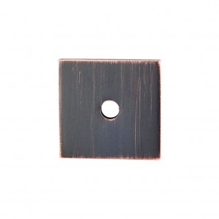 Top Knobs TK94TB Sanctuary I Square Backplate 1 Inch Tuscan Bronze