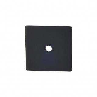 Top Knobs Sanctuary Square Backplate in Flat Black