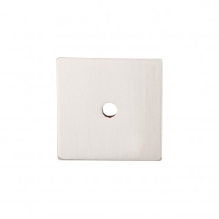 Top Knobs Sanctuary Square Backplate in Brushed Satin Nickel