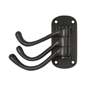 Deltana Solid Brass Heavy Duty Triple Swivel Hook - Oil Rubbed Bronze
