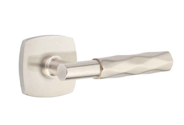 Emtek Tribeca T-Bar Style Door Lever with Urban Modern Rosette