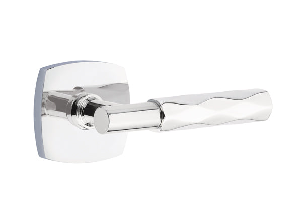 Emtek Tribeca T-Bar Style Door Lever with Urban Modern Rosette