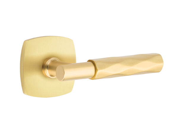 Emtek Tribeca T-Bar Style Door Lever with Urban Modern Rosette