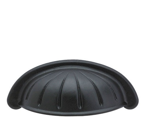 Emtek Tuscany 4 Inch Bin Pull Flat Black